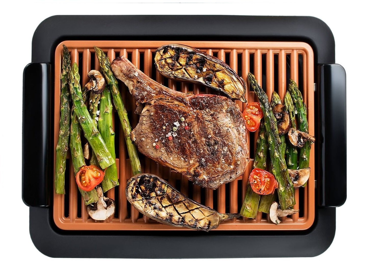 Gotham Steel Smokeless Electric Grill with Non-Stick Surface, Indoor BBQ, As Seen On TV