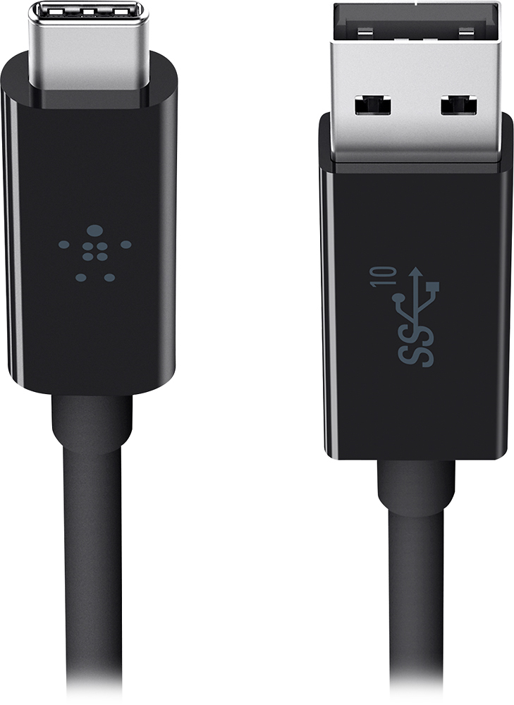 Belkin - 3' USB 3.1 Type A-to-USB Type C Cable - Black