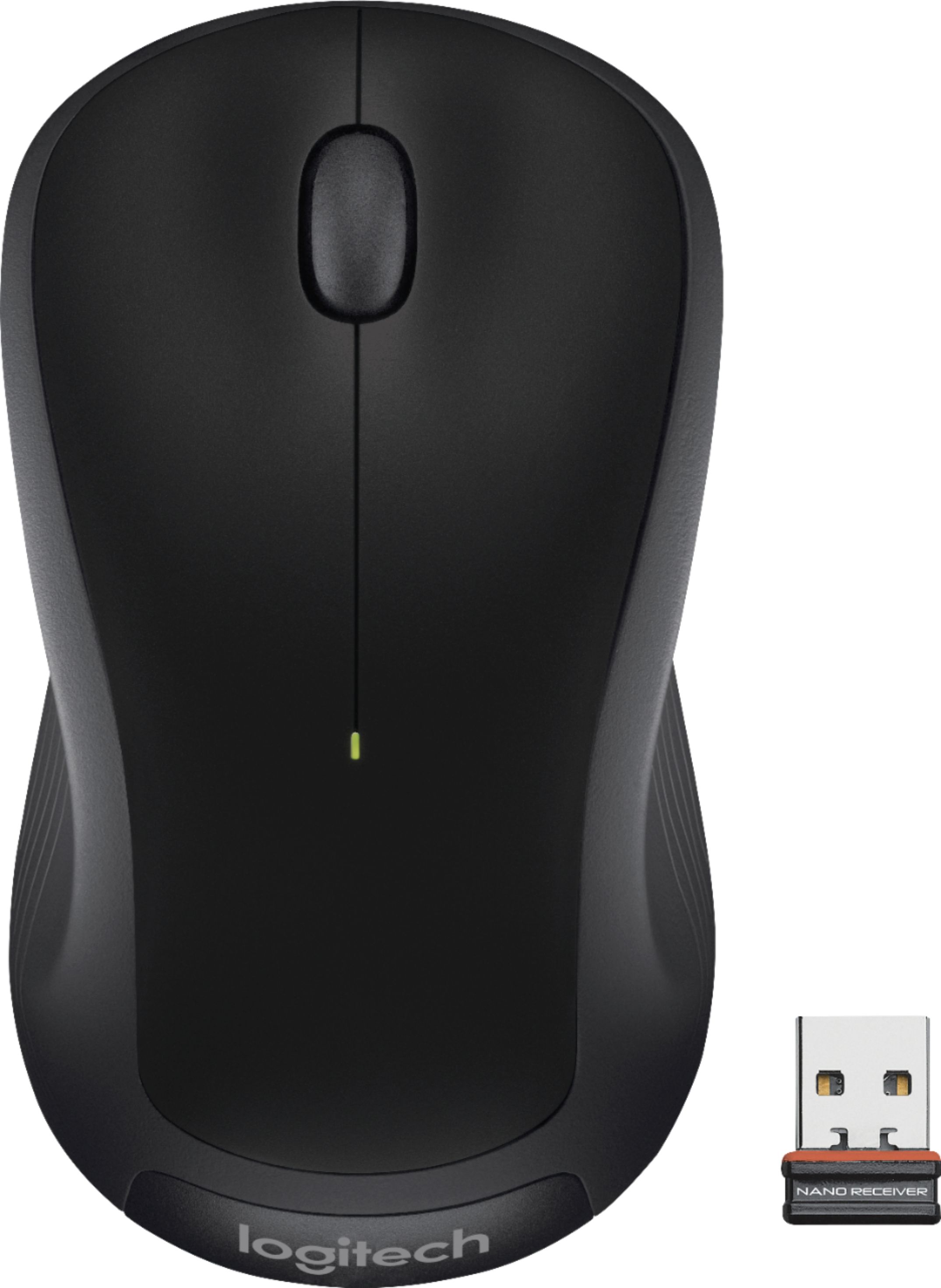 Logitech - M310 Wireless Optical Mouse - Black