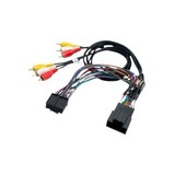 PAC - Wiring Harness Adapter for Select Chevrolet and GMC Vehicles - Black/White/Yellow/Red