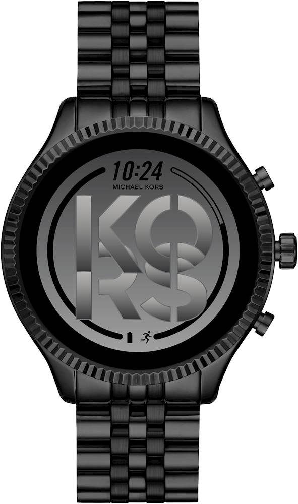 Michael Kors - Gen 5 Lexington Smartwatch 44mm Stainless Steel - Black With Black Stainless Steel Band
