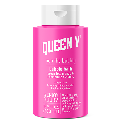 Queen V Pop the Bubbly, Bubble Bath, All-Natural pH-Balanced - 16.9 Oz
