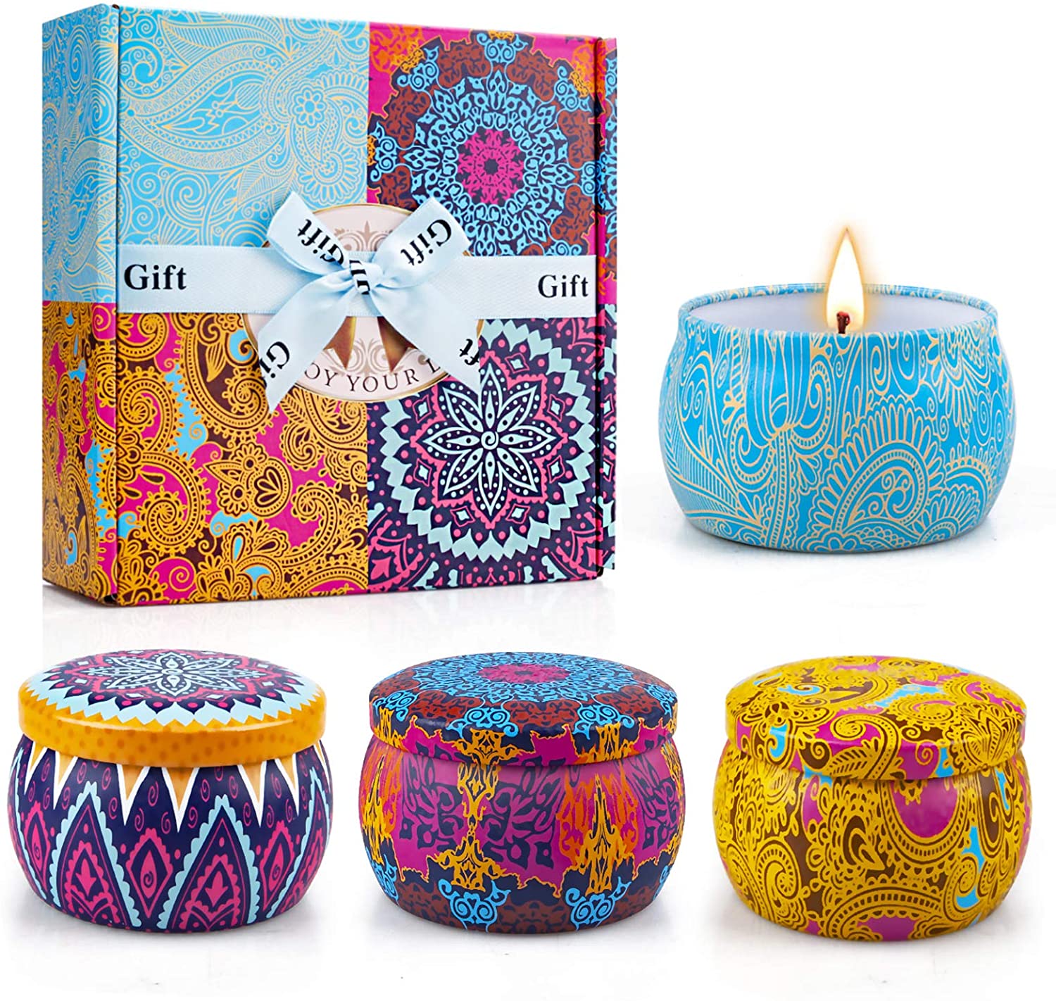 Yinuo Candle Scented Candles Gifts Set