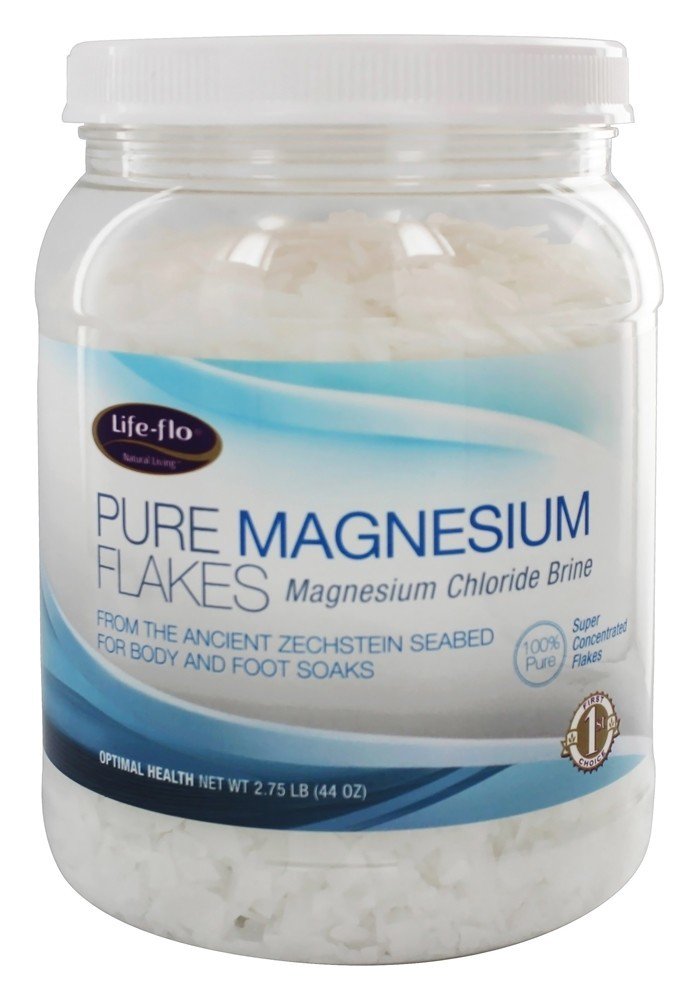 Life-Flo - Pure Magnesium Flakes - 2.75 lbs.(pack of 2)