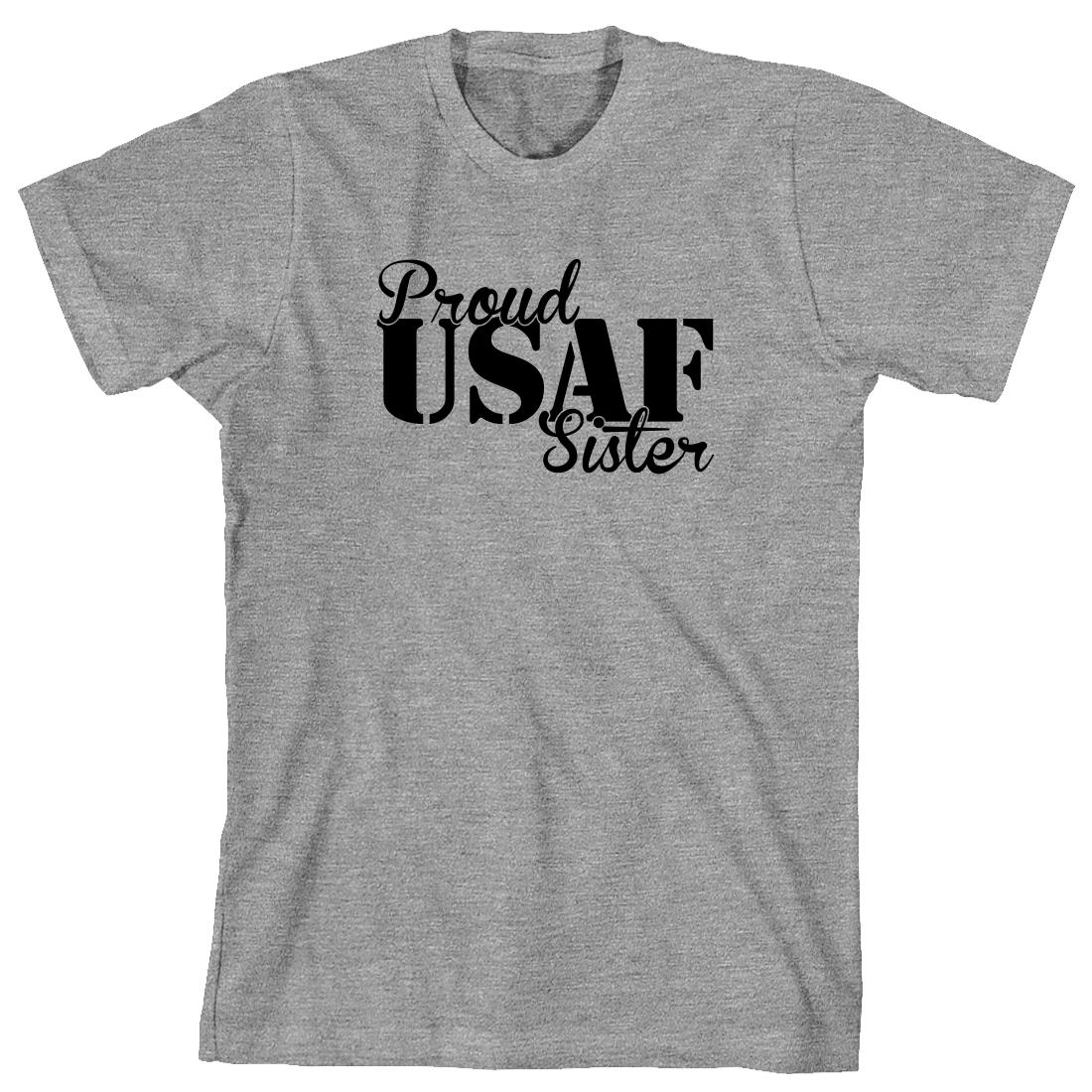 Proud USAF Sister Men's Shirt - ID: 587