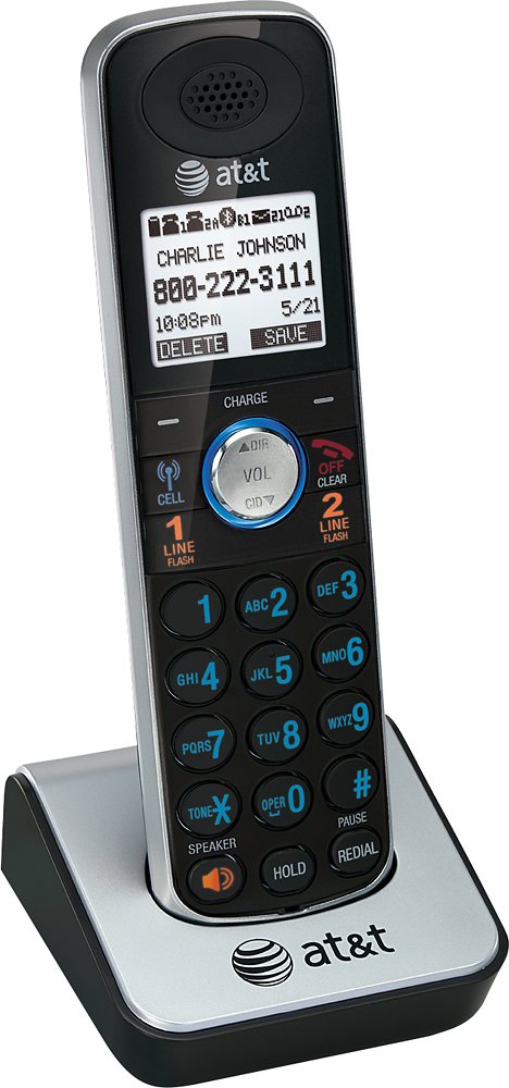 AT&T - TL86009 DECT 6.0 Cordless Expansion Handset Only - Multi