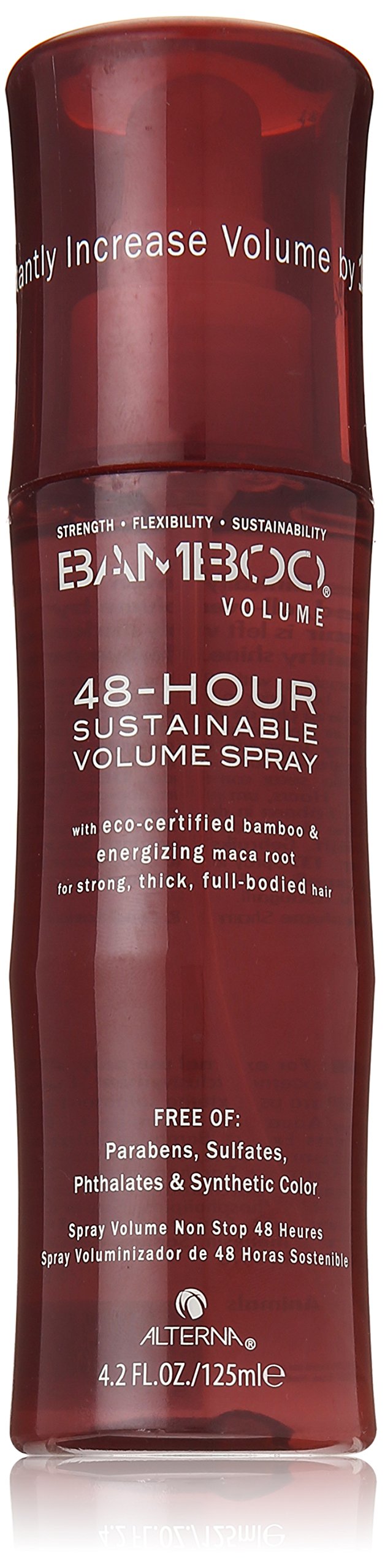 Alterna Bamboo 48 Hour Sustainable Volume Hairspray, 4.2 Oz