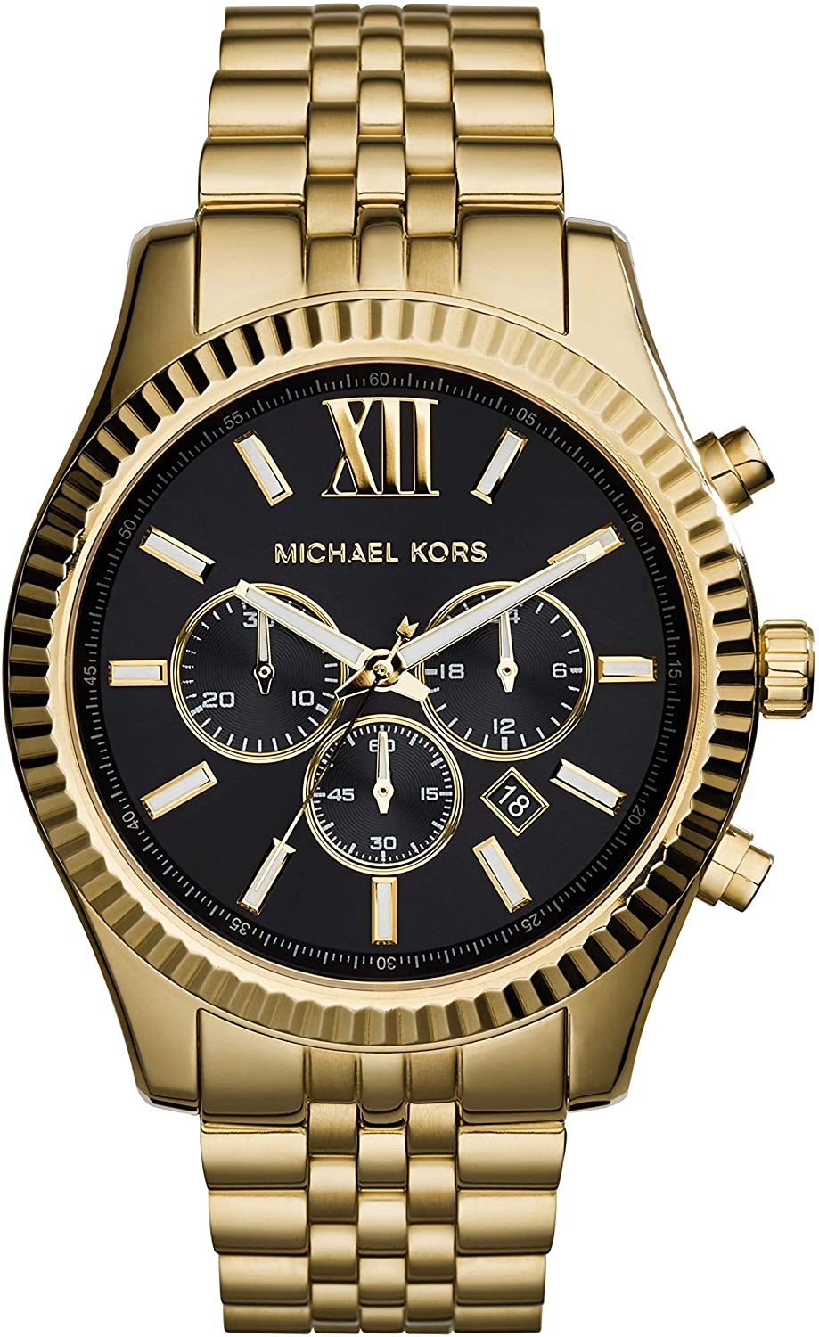 Michael Kors Lexington Chronograph Stainless Steel Watch