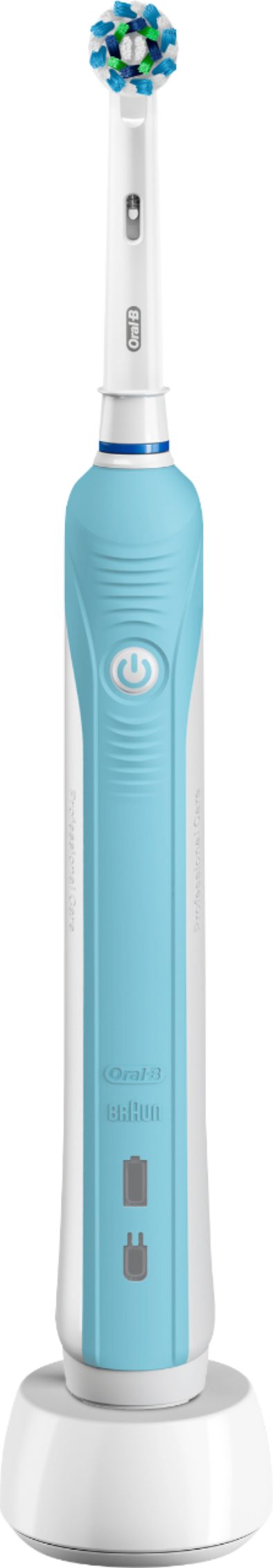 Oral-B - Pro 1000 Electric Toothbrush - White/Blue