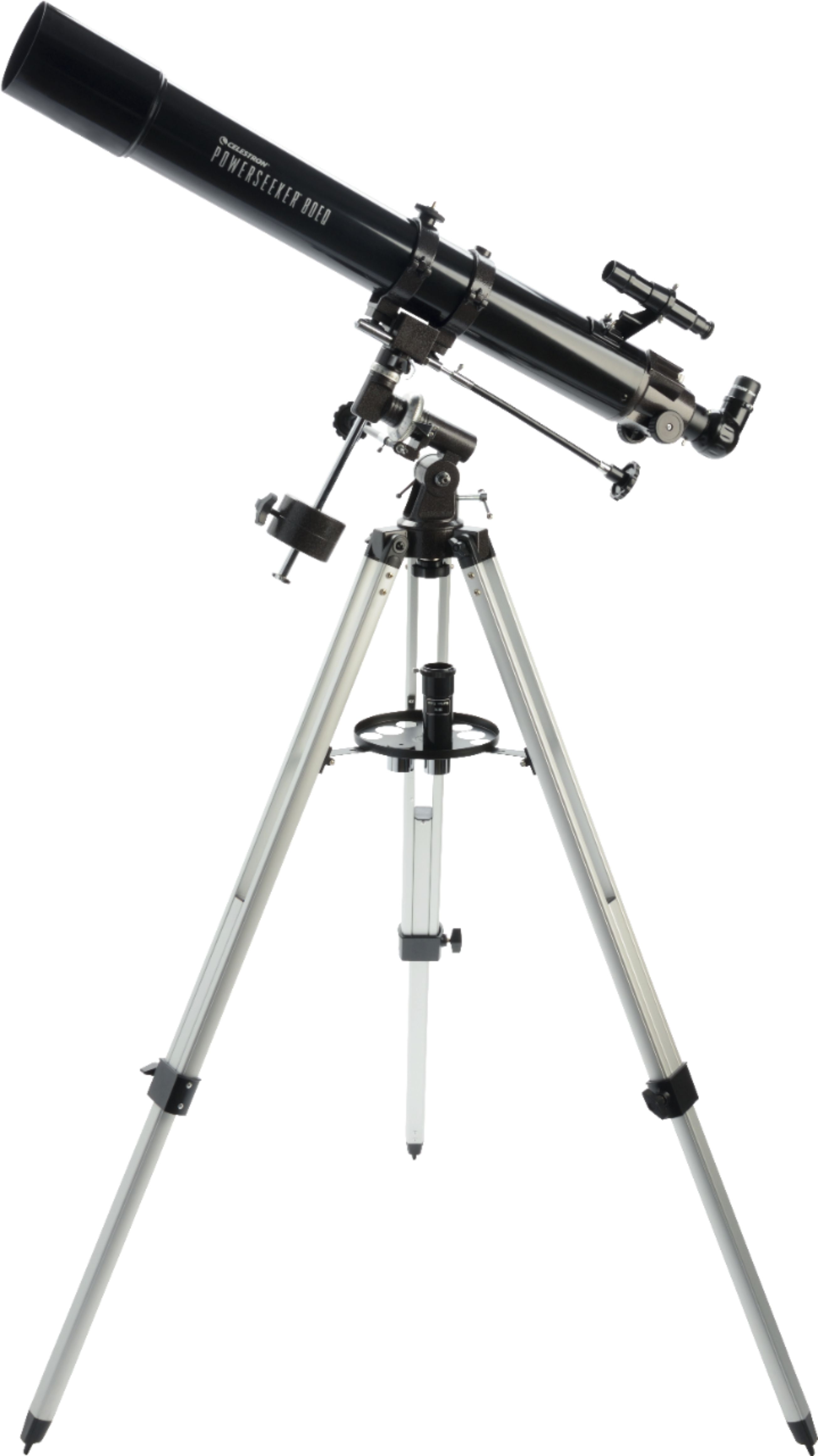Celestron - PowerSeeker 80mm Refractor Telescope - Black