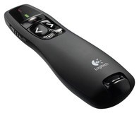 Logitech - 910-001354 R400 Presenter Remote Control - Black
