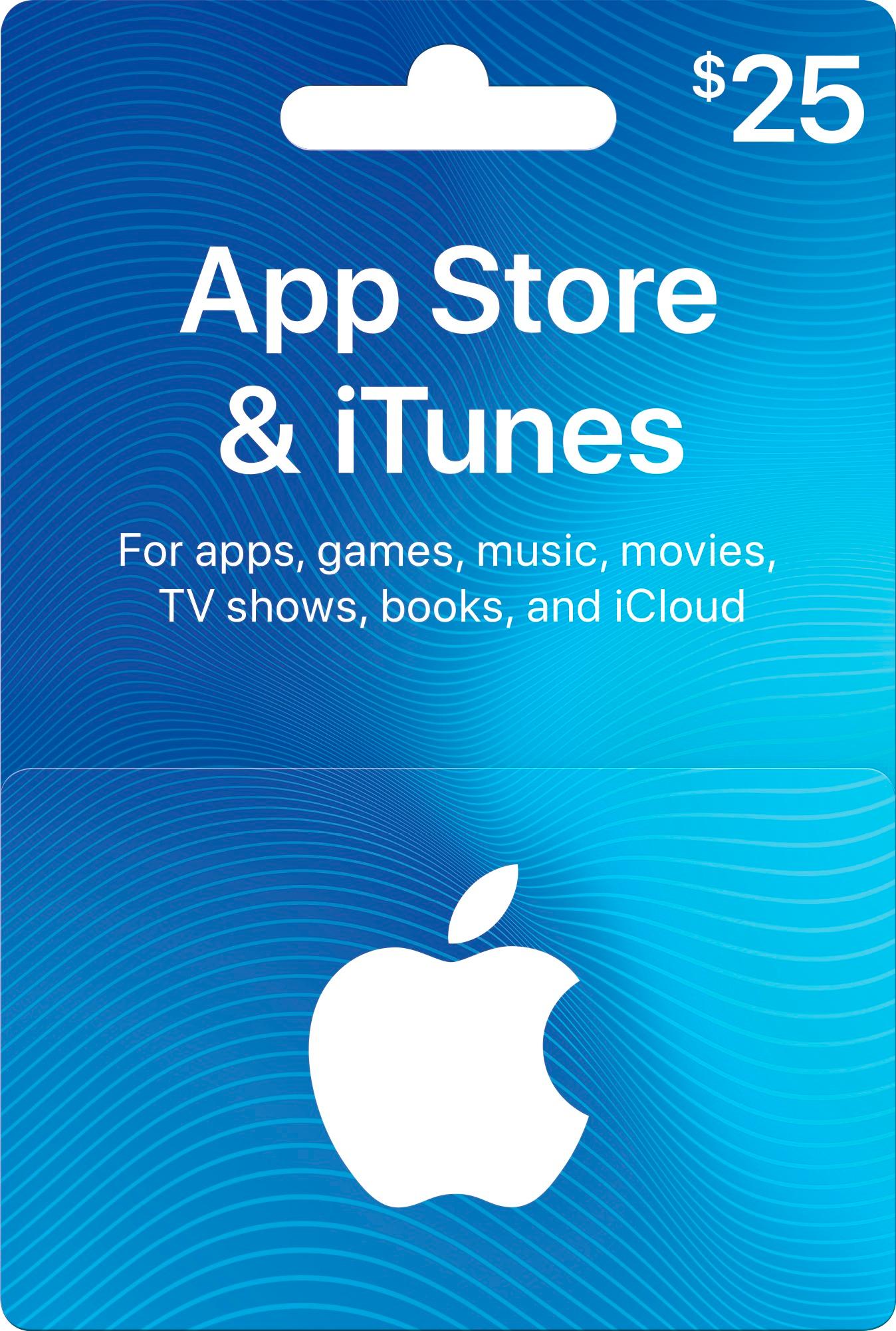 Apple - $25 App Store & iTunes Gift Card