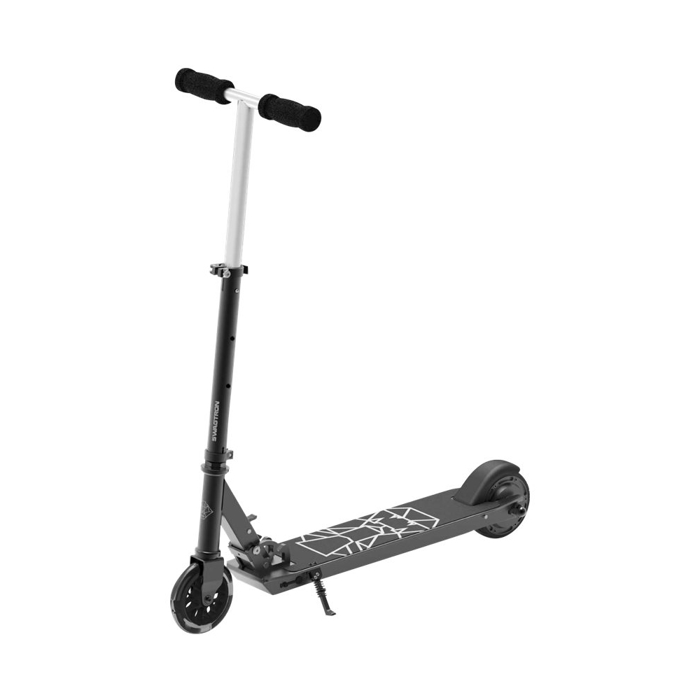 Swagtron - Metro Foldable Electric Scooter w/8 mi Max Operating Range & 7.5 mph Max Speed - Gray/Black