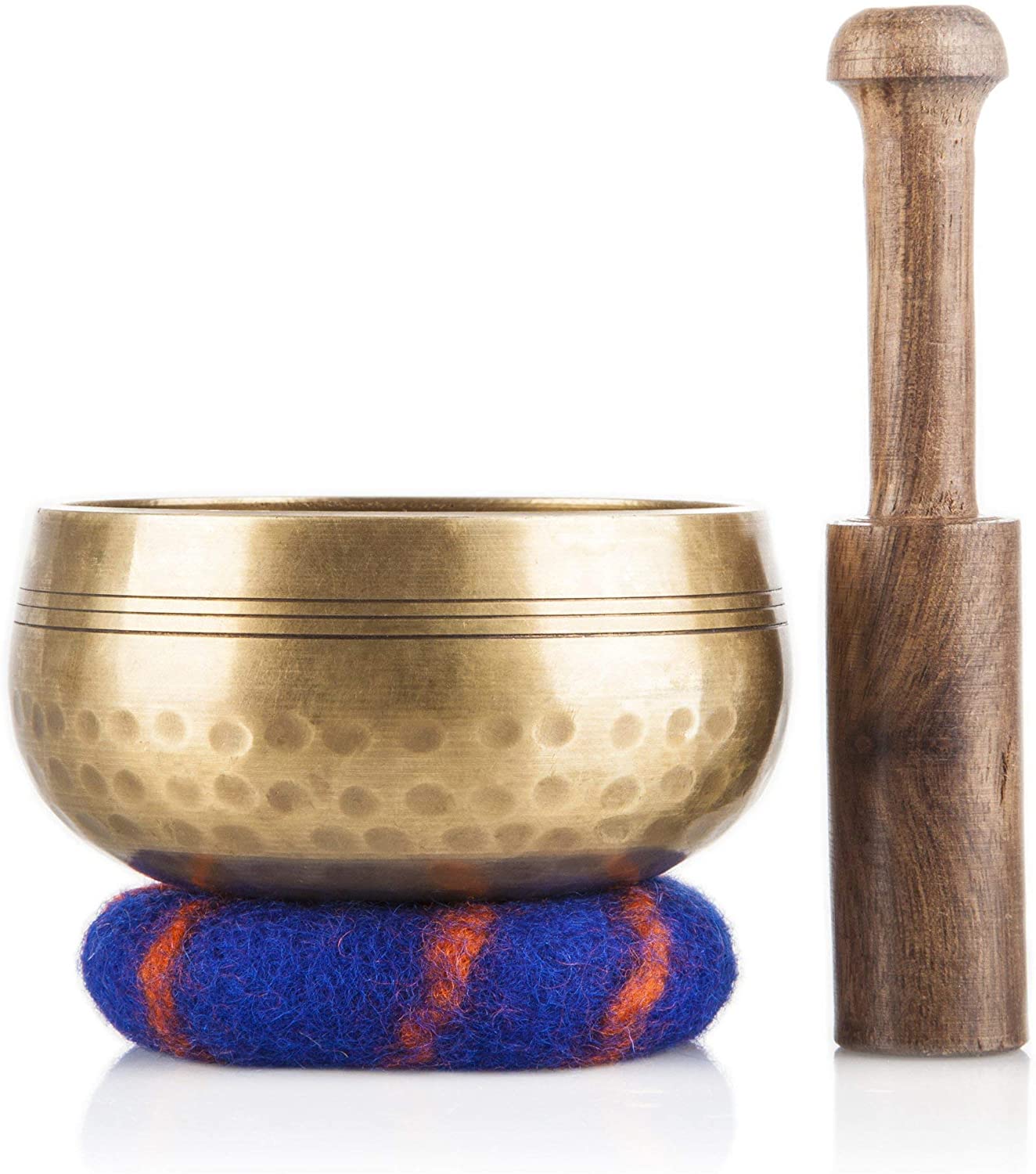 Tibetan Singing Bowl Set — Meditation Sound Bowl Handcrafted in Nepal for Healing and Mindfulness