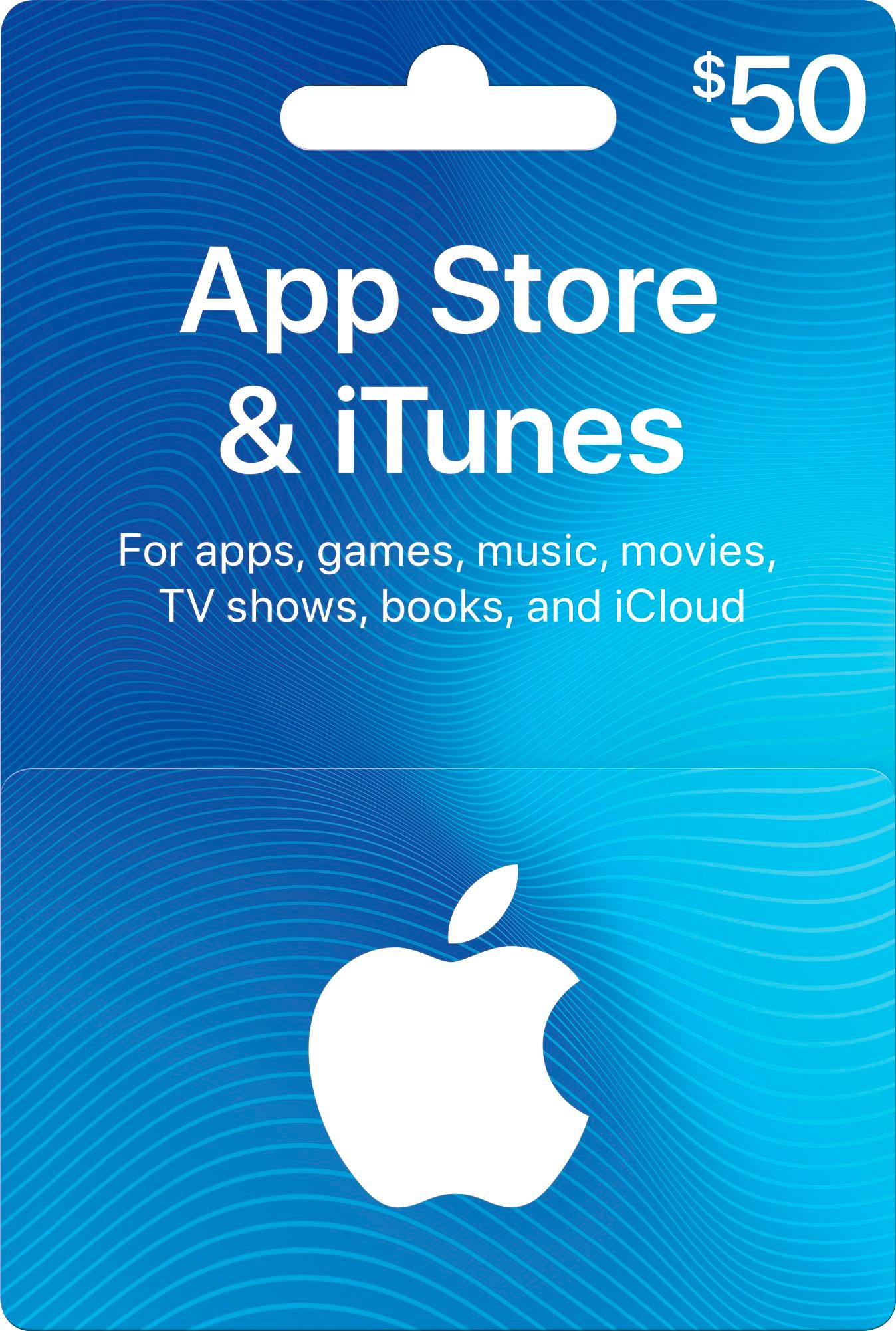 Apple - $50 App Store & iTunes Gift Card