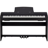 Casio - Full-Size Keyboard with 88 Fully-Size Velocity-Sensitive Keys - Black wood