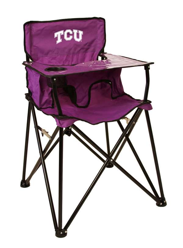 TCU Texas Christian University Horned Frogs High Chair - Tailgate Camping