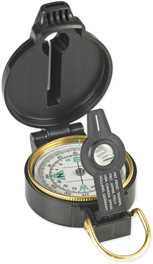 Lensatic Compass w/Whistle
