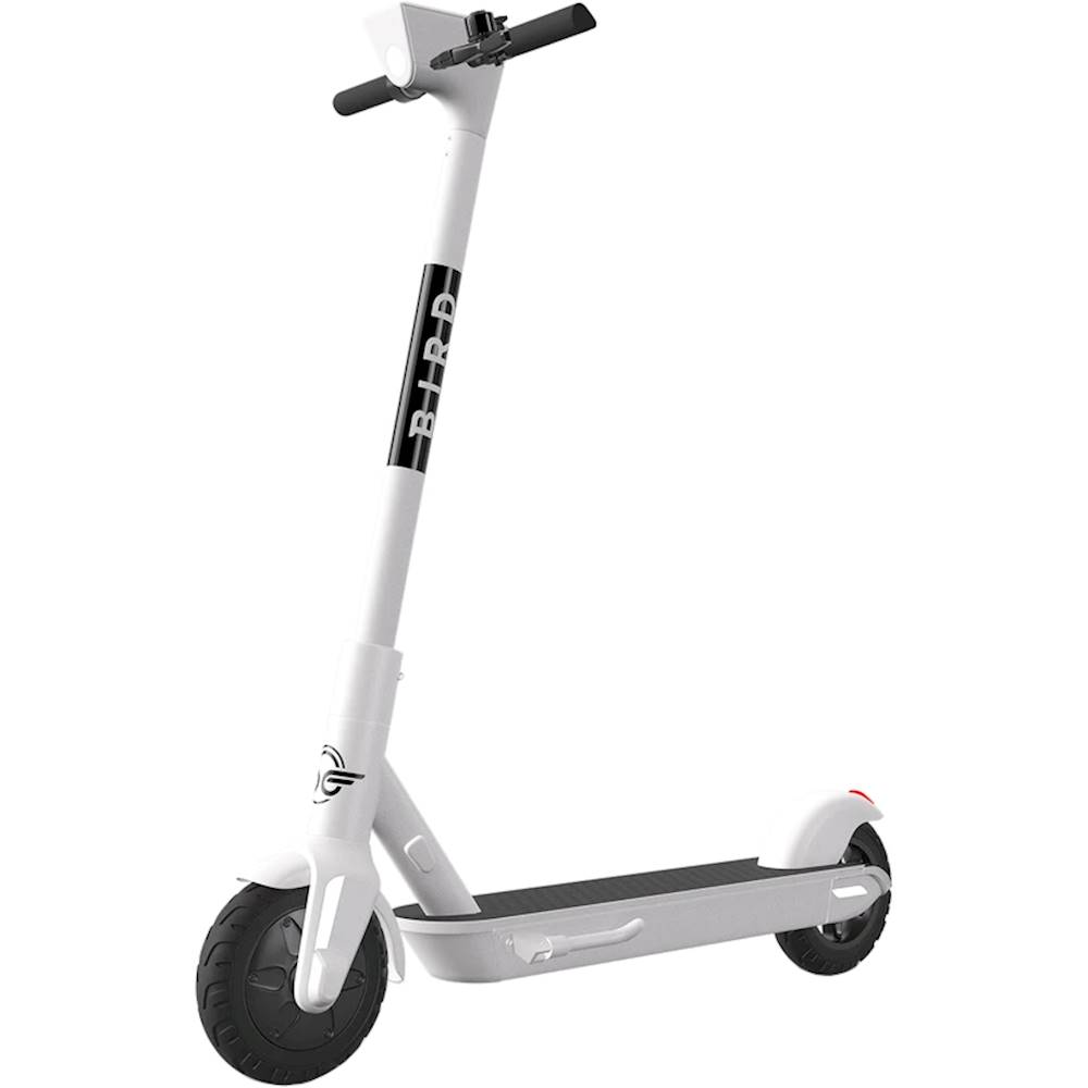 Bird - One Electric Scooter w/25 mi Max Operating Range & 18 mph Max Speed & w/built-in GPS Technology - Dove White