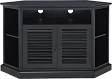 Walker Edison - TV Corner Cabinet for Most TVs Up to 60