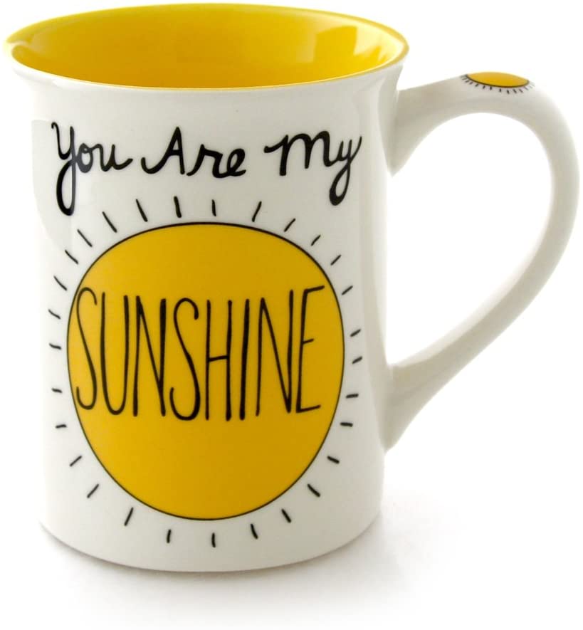 Our Name is Mud “You Are My Sunshine” Stoneware Mug, 16 oz.