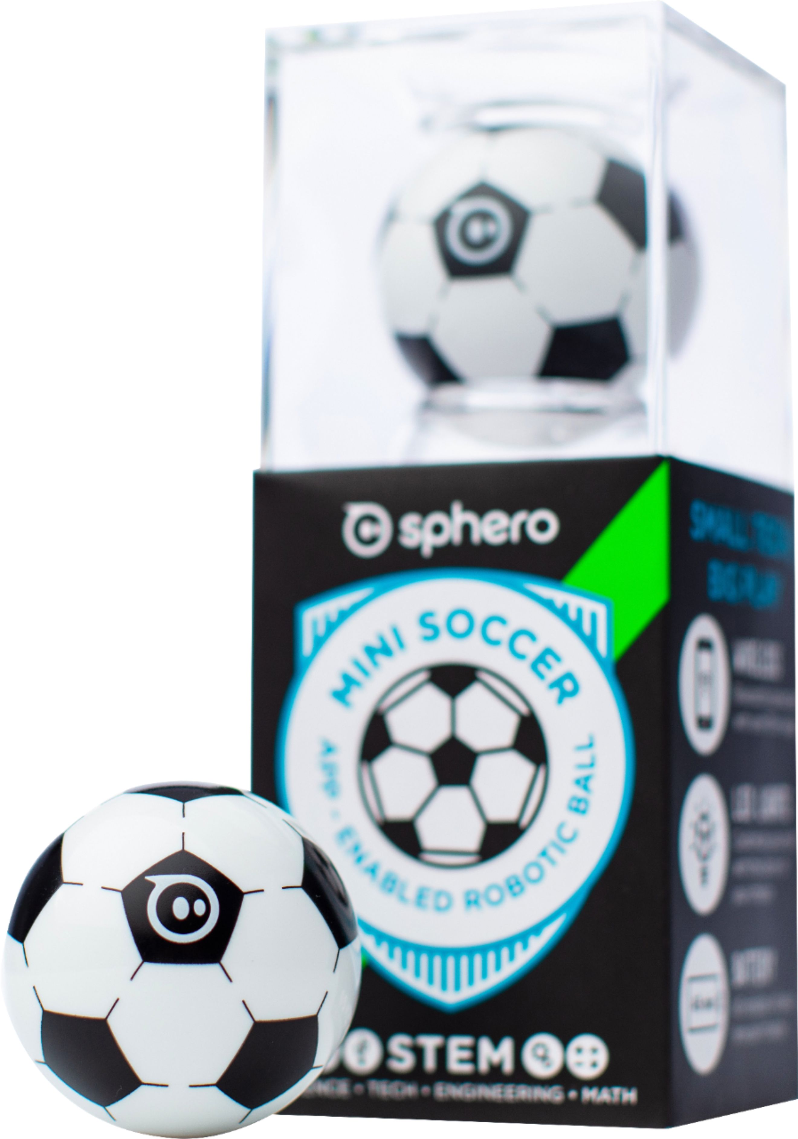 Sphero - Mini Soccer App-Enabled Robotic Ball - Black And White