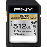 PNY - Elite Performance 512GB SDXC UHS-I Memory Card