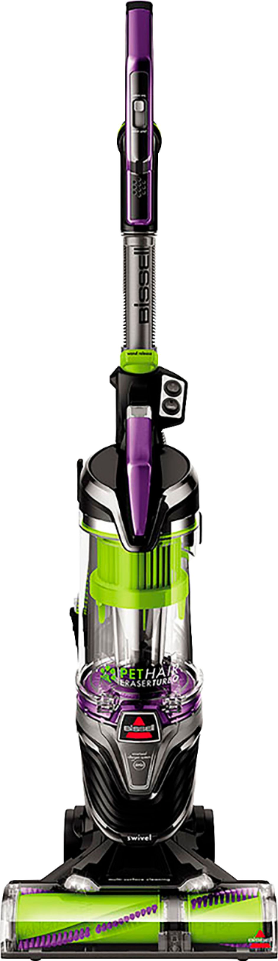BISSELL - Pet Hair Eraser Turbo Upright Vacuum - Grapevine Purple/Electric Green/Black