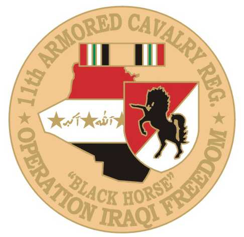 11th Armored Cavalry 1 1/8