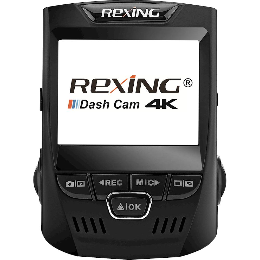 Rexing - 4K UHD Front Wi-Fi Dash Cam