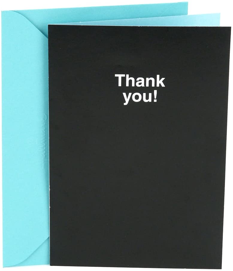 Shoebox Funny Thank You Card (Smaller Than Appears)