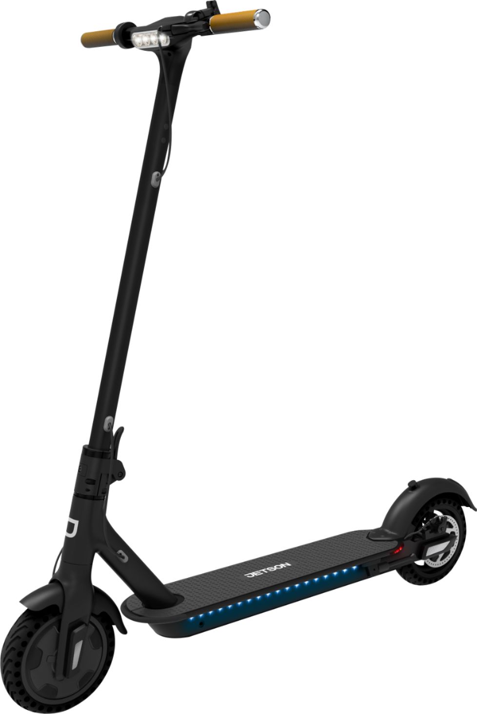 Jetson - Quest Foldable Electric Scooter w/18 mi Max Operating Range & 15 mph Max Speed - Black