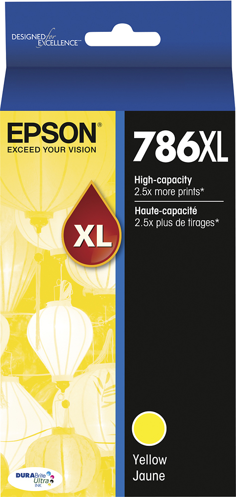 Epson - 786XL High-Yield - Yellow Ink Cartridge - Yellow