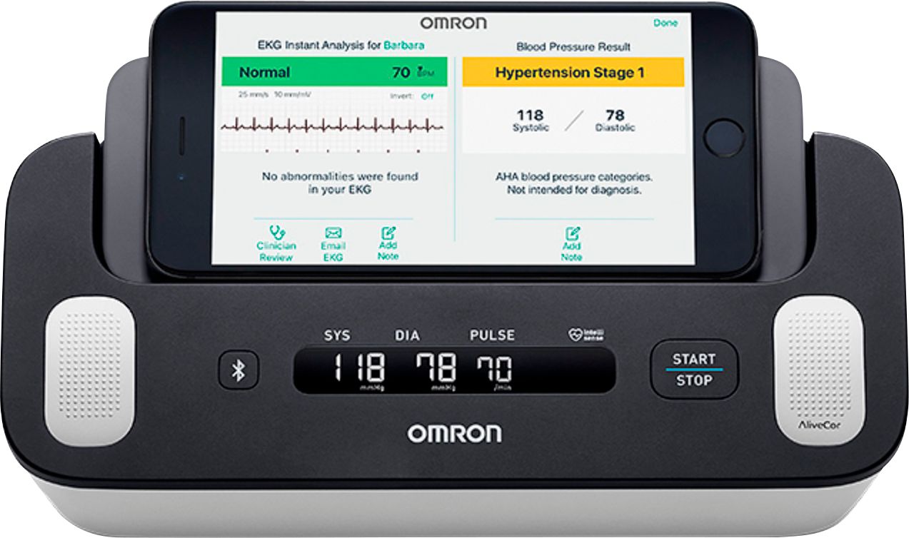 Omron - Complete Automatic Blood Pressure Monitor - Black/White