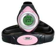 PYLE - Sports Watch with Heart Rate Monitor - Pink