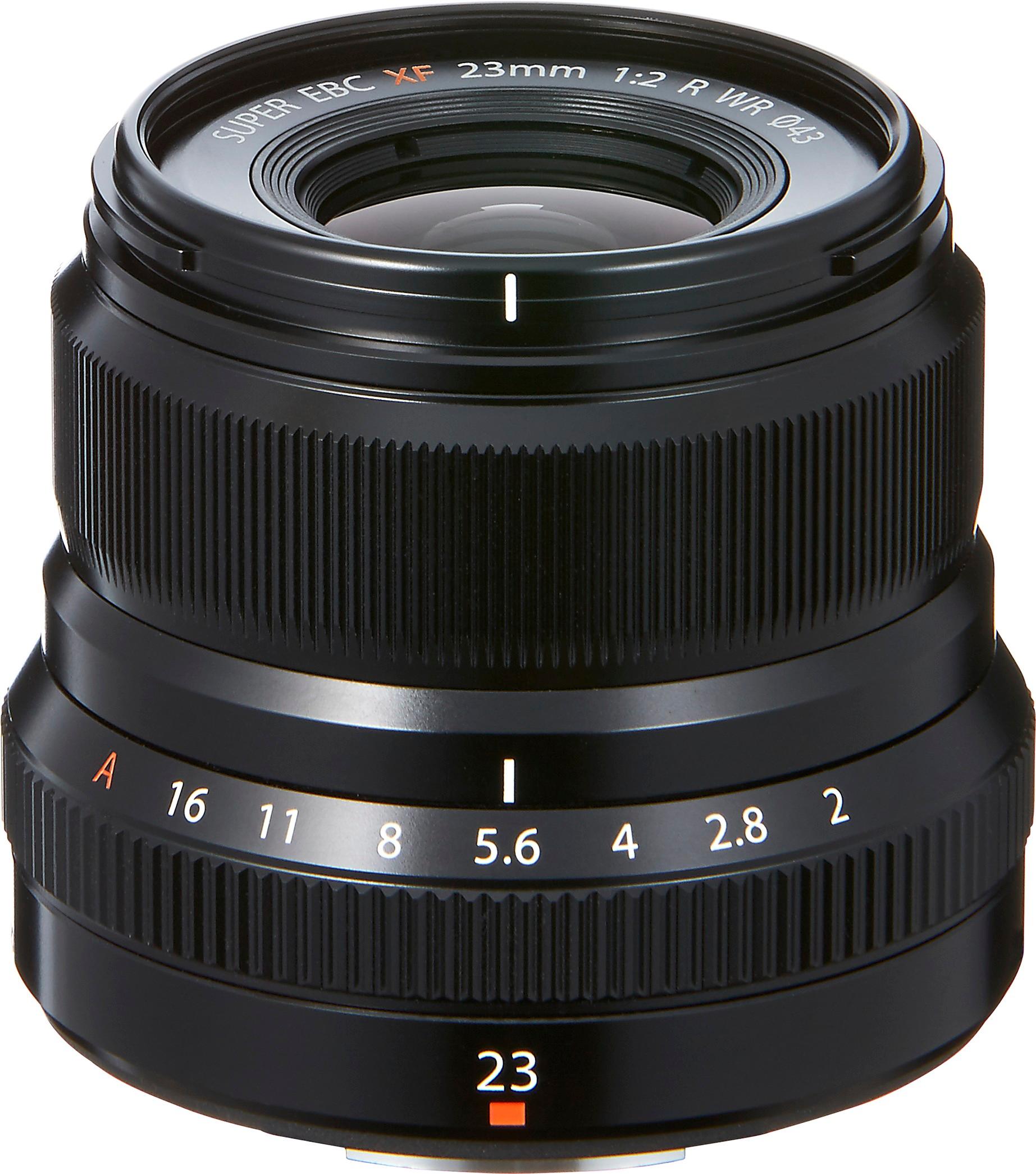 Fujinon XF23mmF2 R WR Wide-angle Lens for Fujifilm X-Mount System Cameras - Black