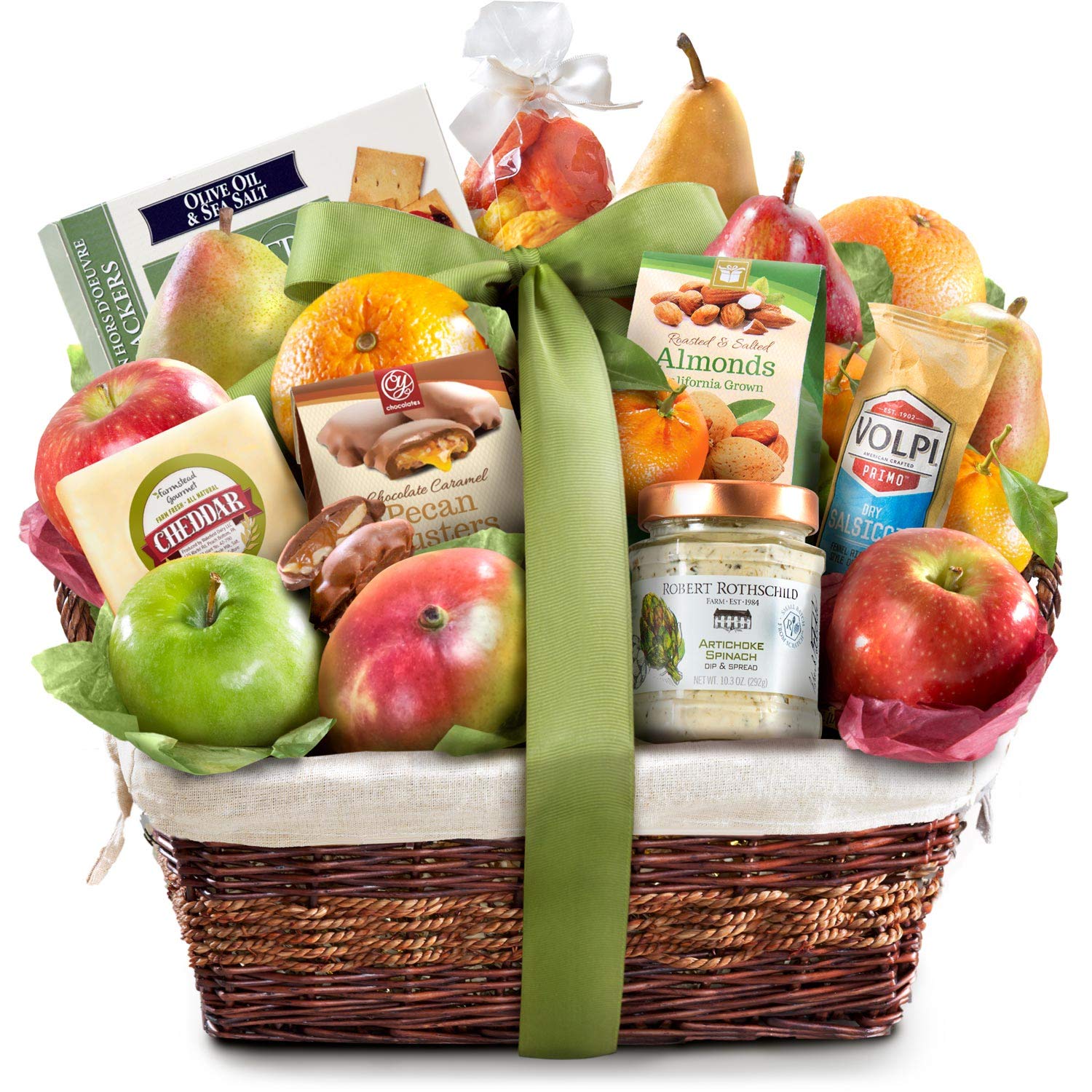 Gourmet Abundance Fruit Basket Gift