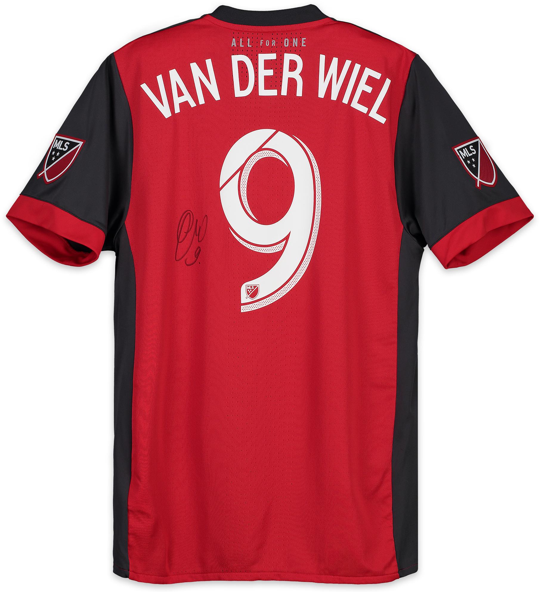 Gregory van der Weil Toronto FC Autographed Match-Used Red #9 Jersey vs. Vancouver Whitecaps on October 6, 2018 - Fanatics Authentic Certified