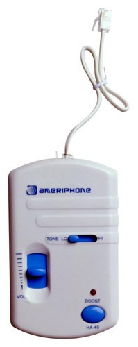 Clarity - Portable Telephone Handset Amplifier - White