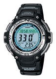Casio - Men's Digital Compass Twin Sensor Sport Watch - Black