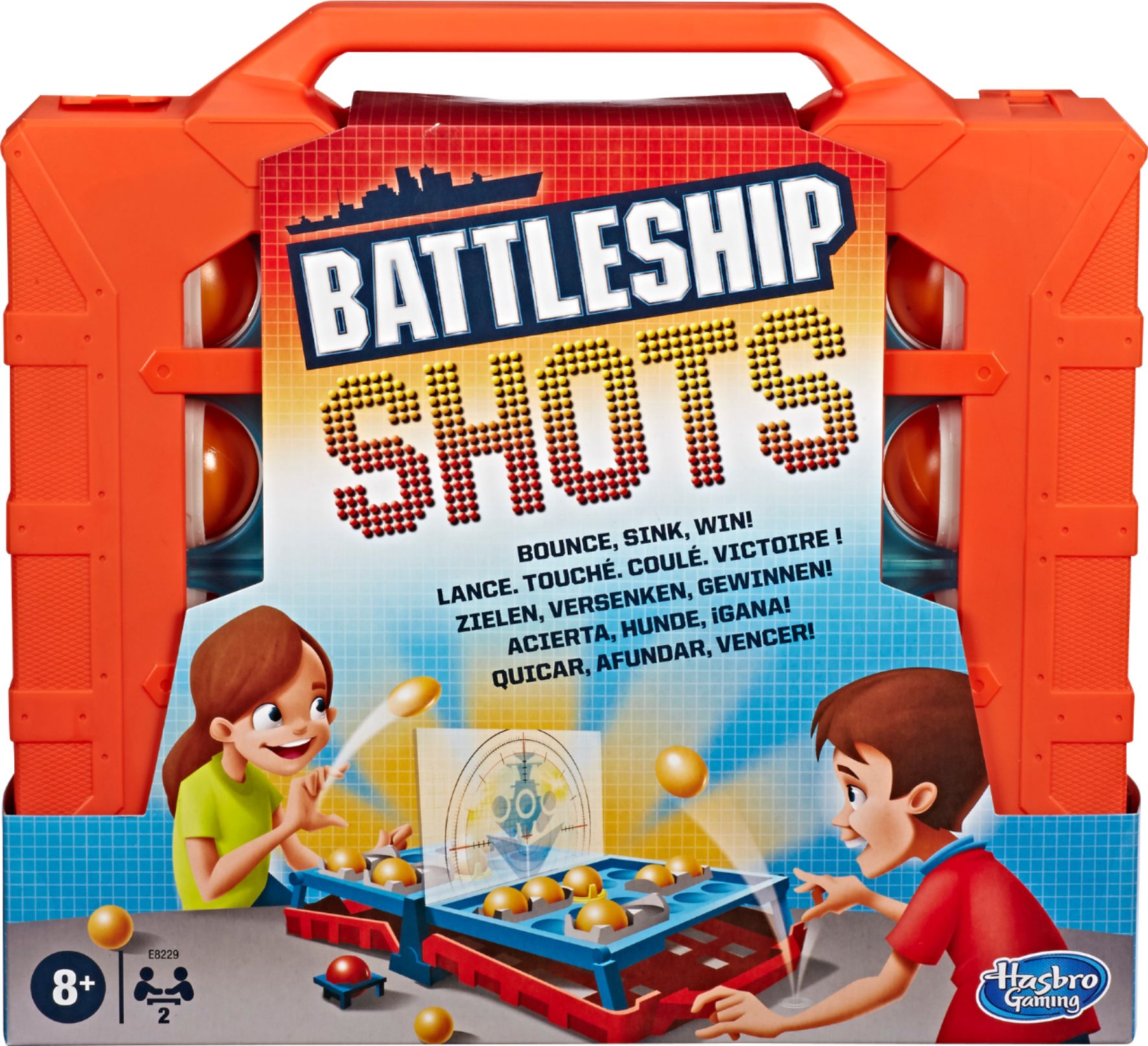 Hasbro Gaming - Battleship Shots Strategy Ball-Bouncing Game
