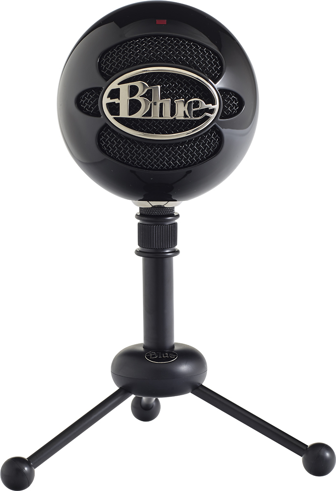 Blue Microphones - Snowball USB Cardioid and Omnidirectional Electret Condenser Vocal Microphone