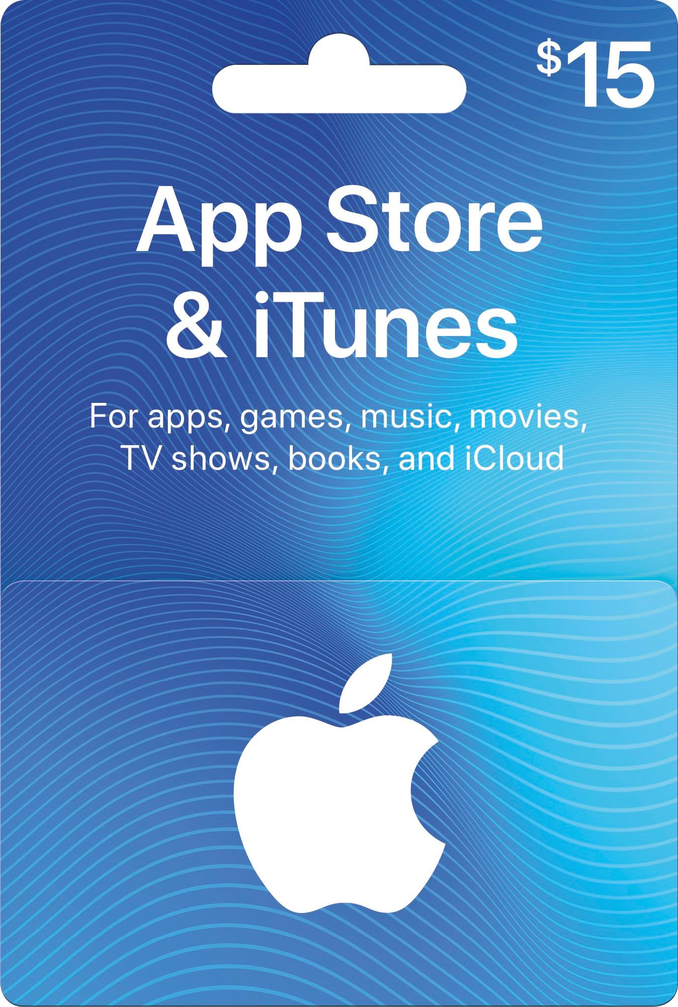 Apple - $15 App Store & iTunes Gift Card