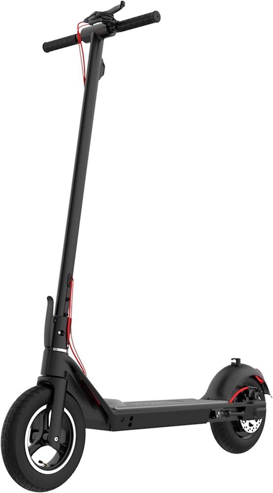 Hover-1 - Engine Foldable Electric Scooter w/11 mi Max Operating Range & 16 mph Max Speed - Black