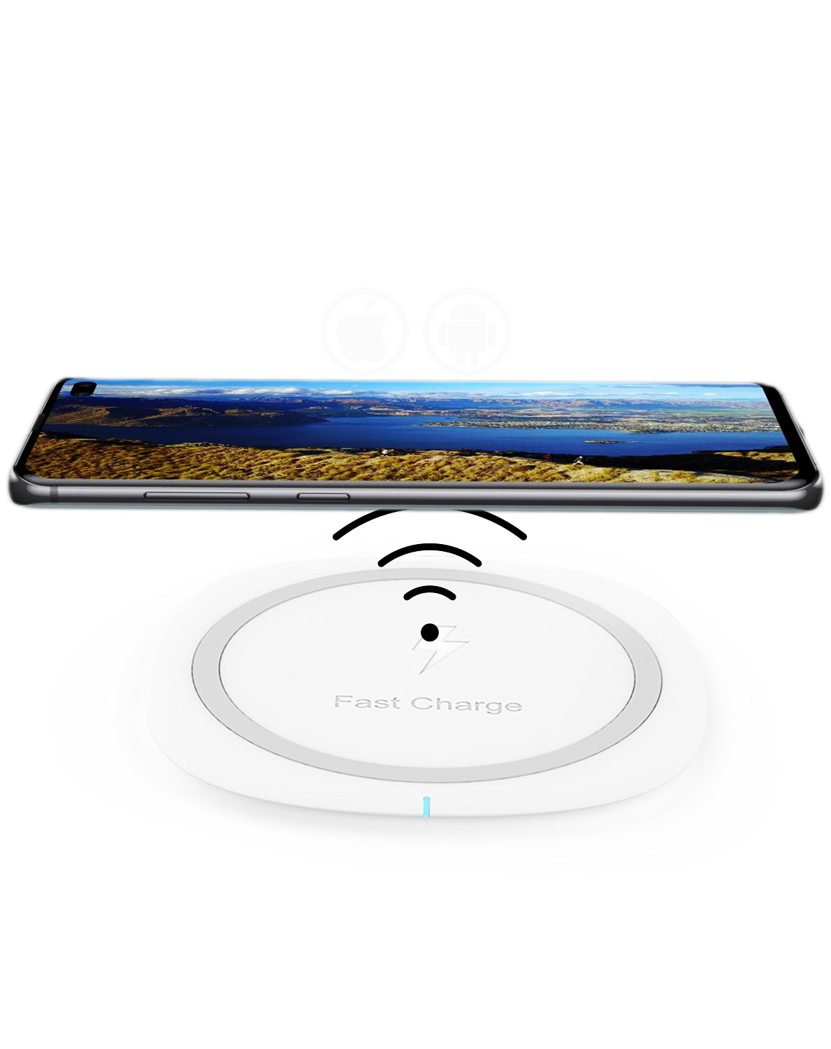 Fast Charge Wireless Charger for Samsung Galaxy M10; 10W Qi Certified Fast Charge; Wireless Charging Pad Compatible with Samsung Galaxy S10/S10+/S10e/S10 5G/A10/A30/A50/Fold/M10/M20/M30