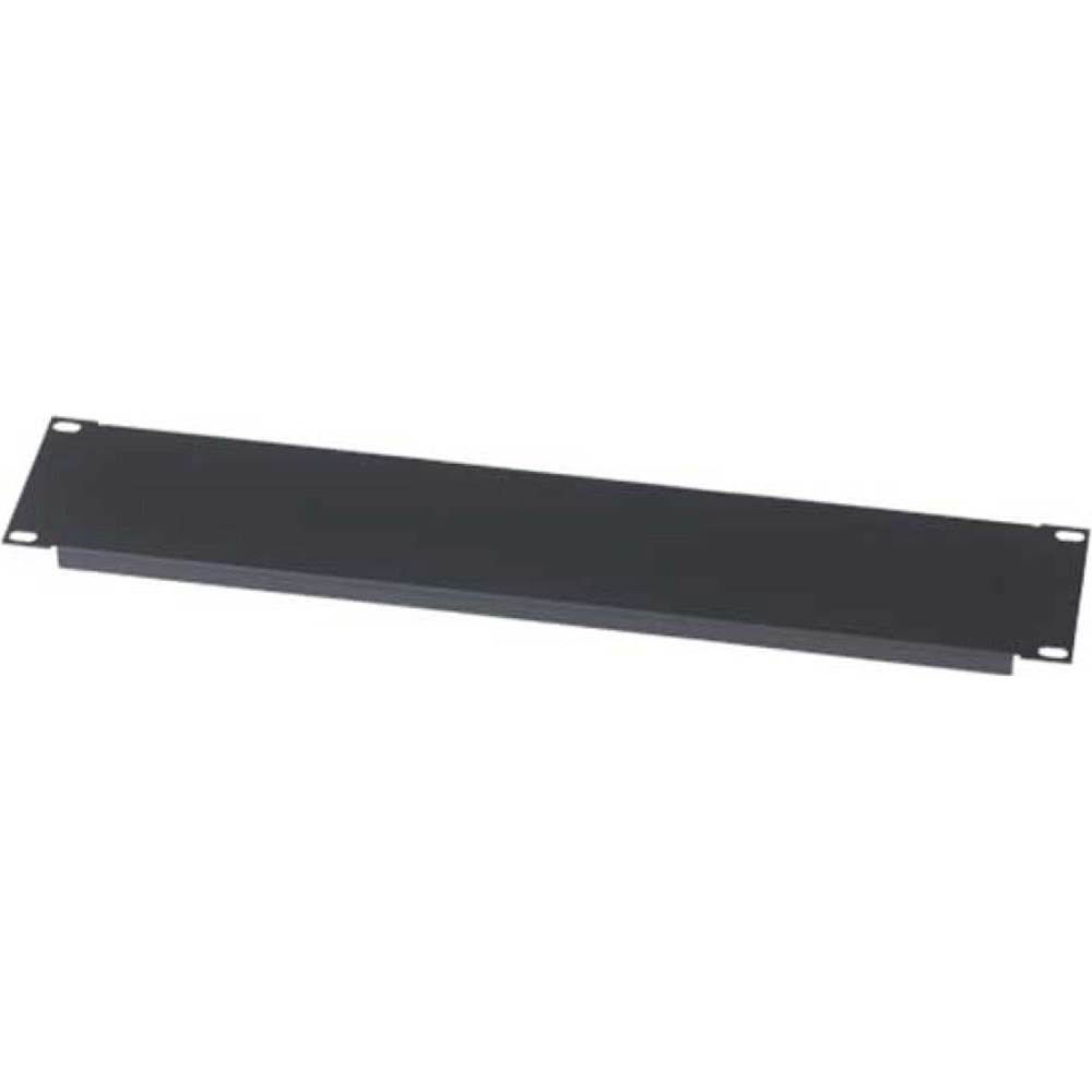 Sanus - Component Series 1U Steel Flanged Blanking Panel - Black