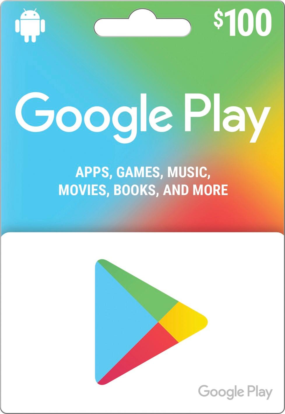 Google Play - $100 Gift Card