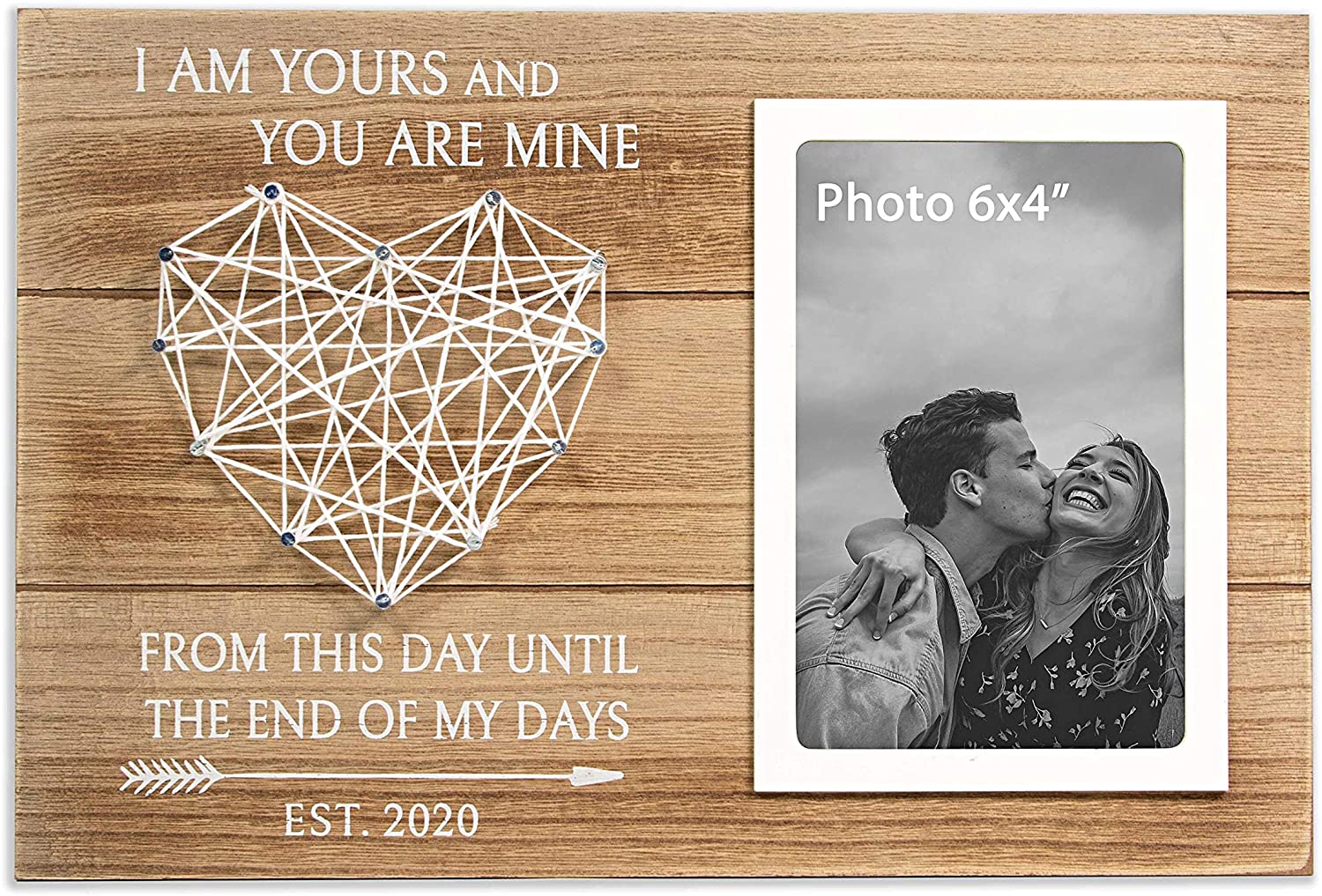 VILIGHT Couples Picture Frame I Am Yours est 2020 