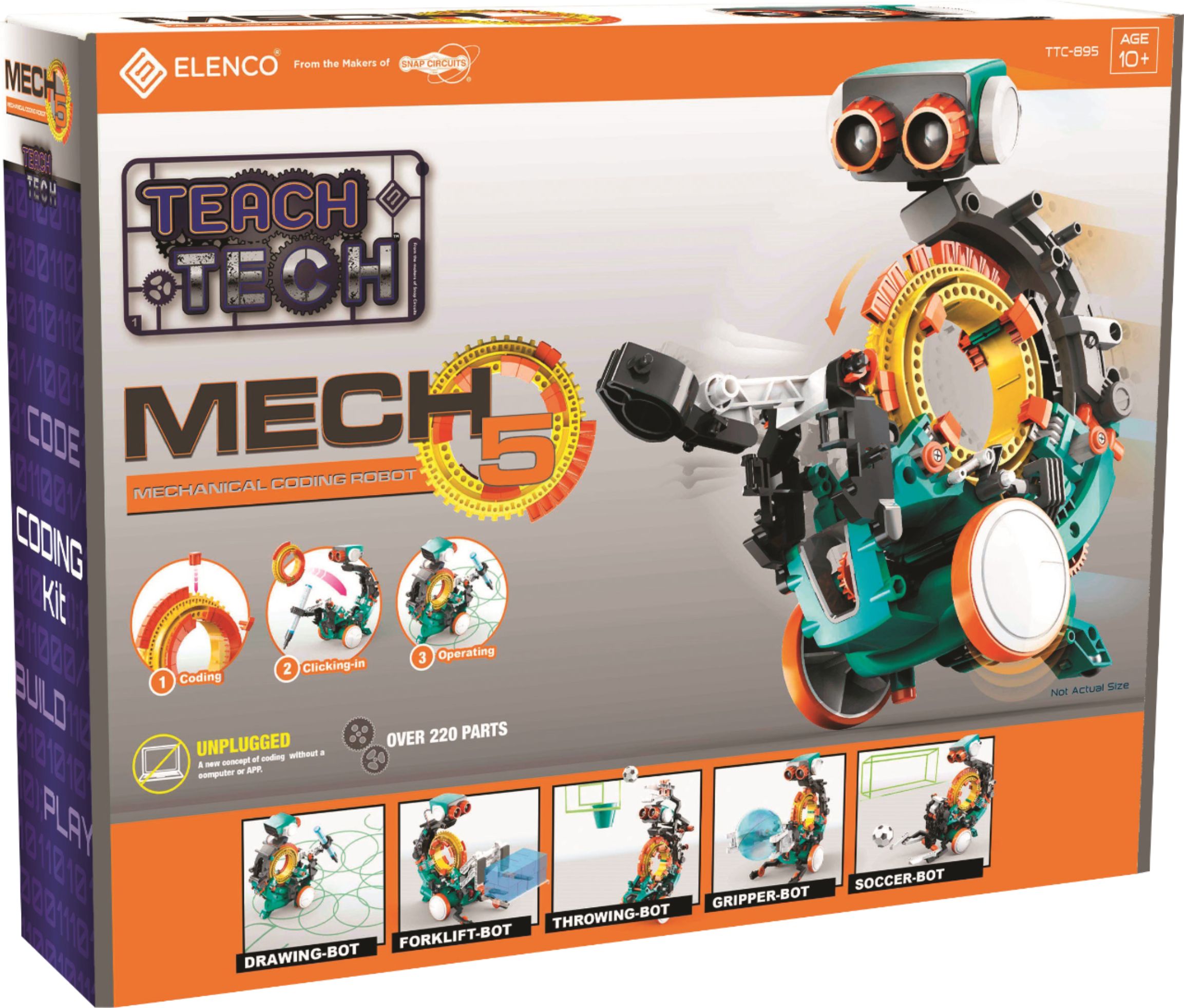 Mech-5 Mechanical Coding Robot