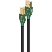 AudioQuest - Forest 9.8' USB A/B Cable - Black/Green
